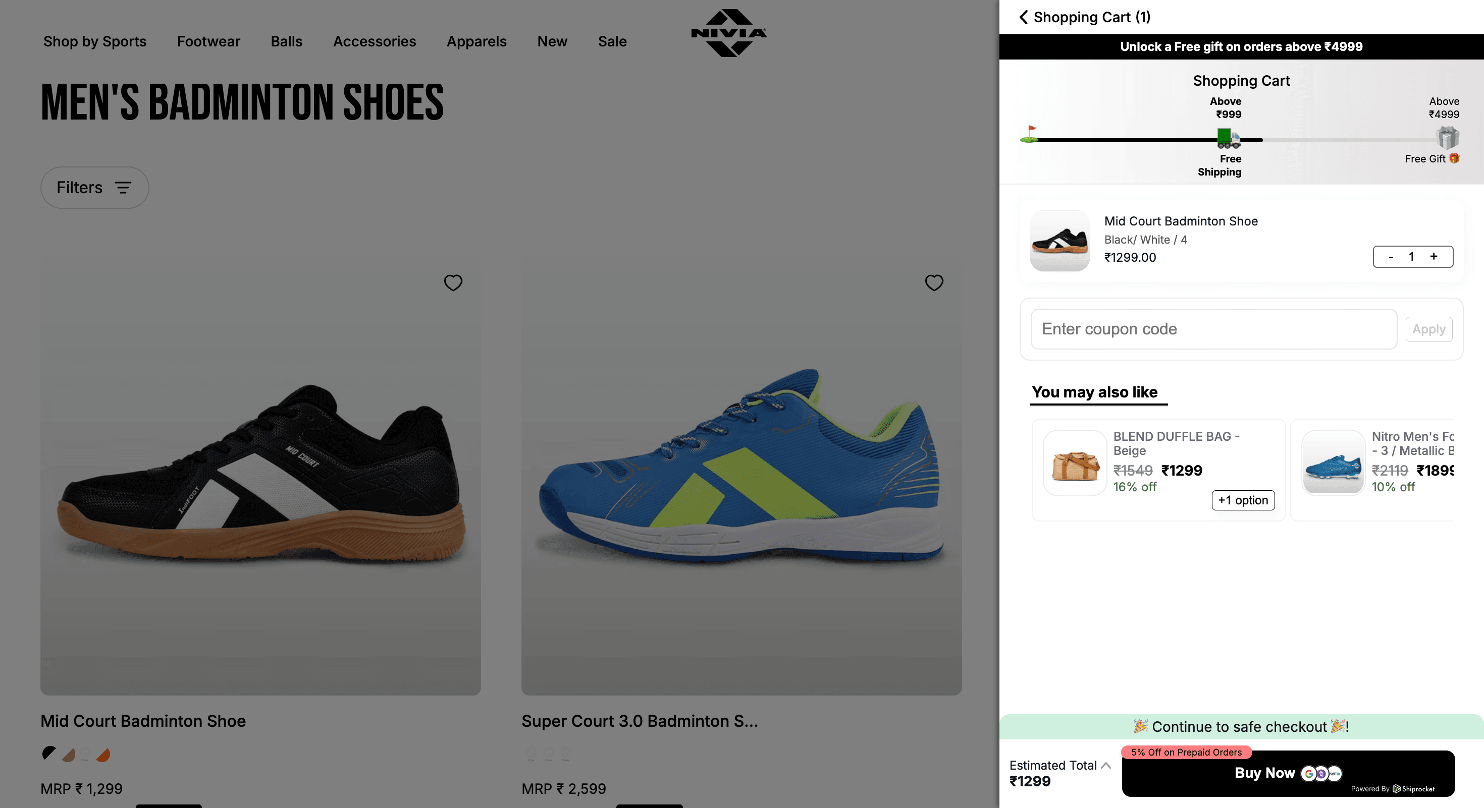 Nivia Sports screenshot 5